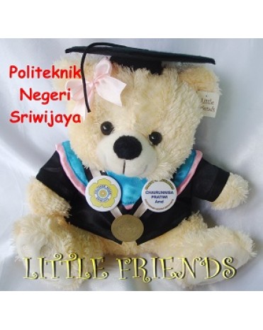 Boneka Wisuda Politeknik Negeri Sriwijaya (30 cm)